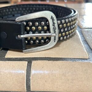 Harley Davidson, studded and crystal belt